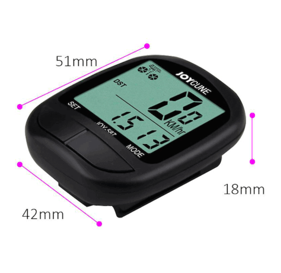 Fietscomputer - 15 Functies - Bedraad