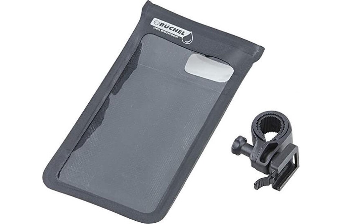 Buchel telefoonhouder Fiets - Universeel - Waterdicht - Zwart
