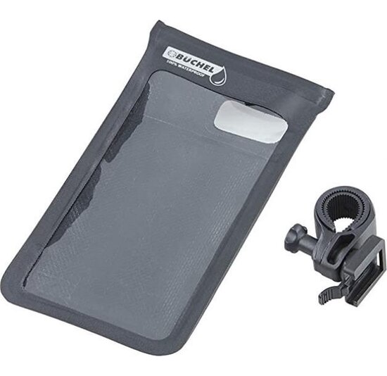 Buchel telefoonhouder Fiets - Universeel - Waterdicht - Zwart