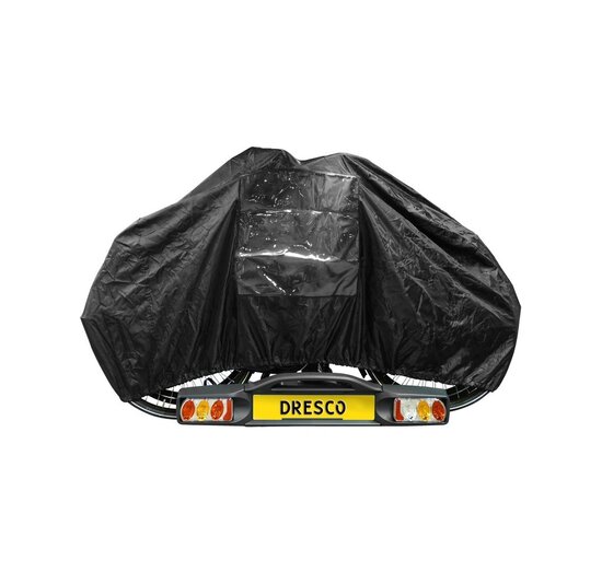 Dresco Fietshoes Elastisch - 2 Fietsen - Zwart