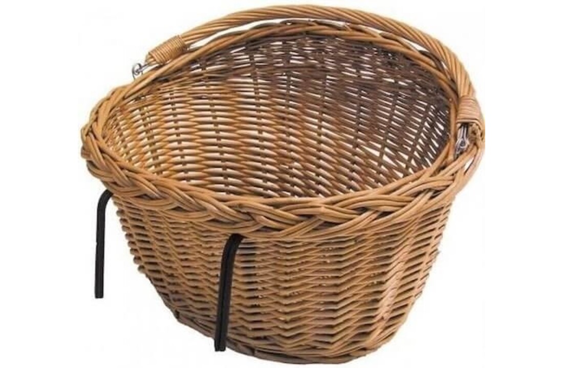 Falkx Rotan Fietsmand Riet - 33L - Bruin