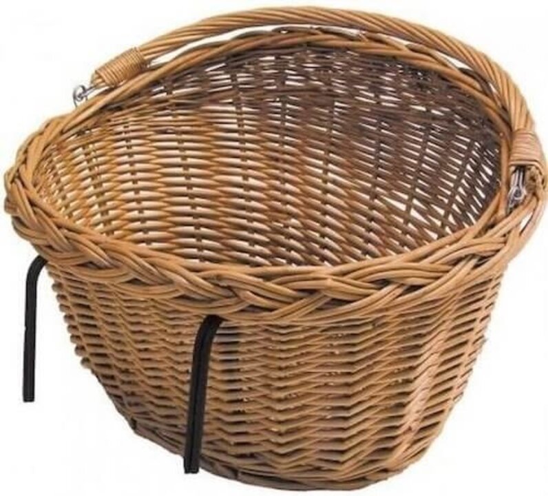 Falkx Rotan Fietsmand Riet - 33L - Bruin