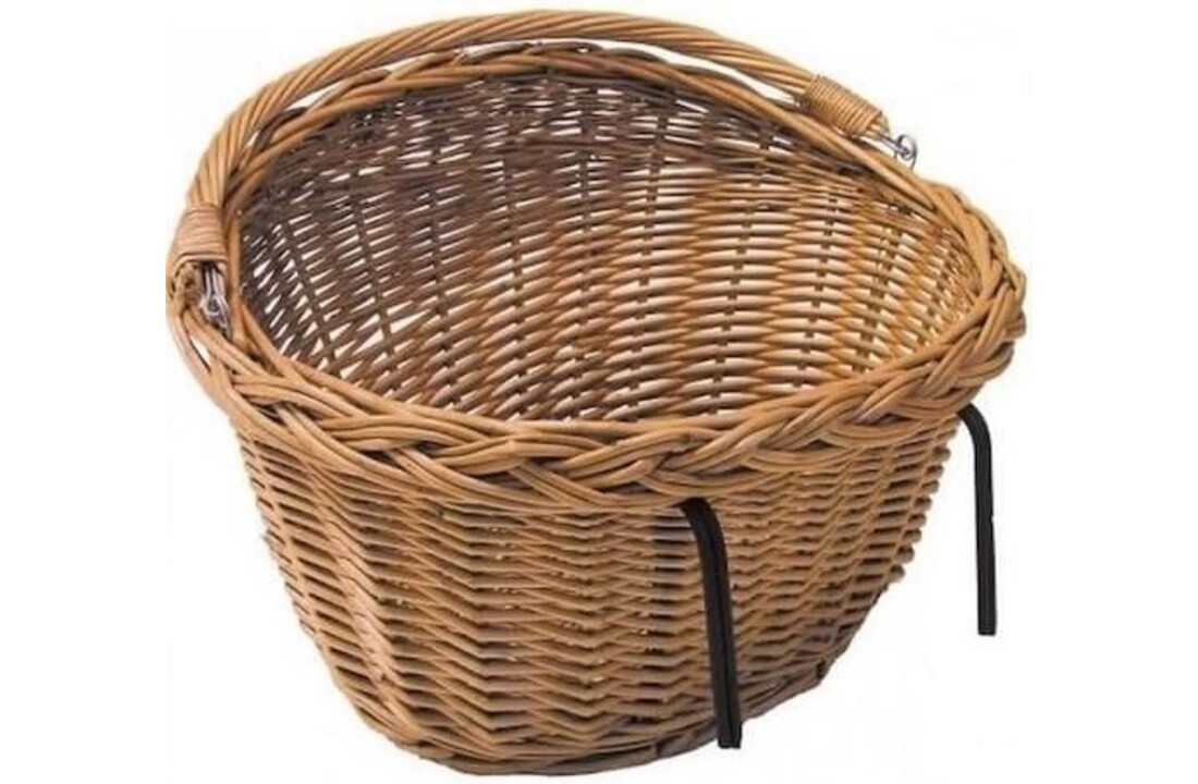 Falkx Rotan Fietsmand Riet - 33L - Bruin
