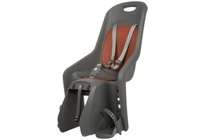 Polisport Bubble Mini+ Fietsstoeltje - Voorzitje - Grijs / Bruin