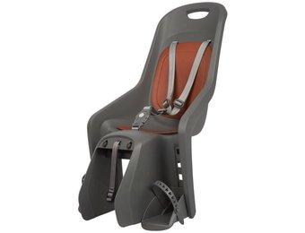 Polisport Bubble Mini+ Fietsstoeltje - Voorzitje - Grijs / Bruin