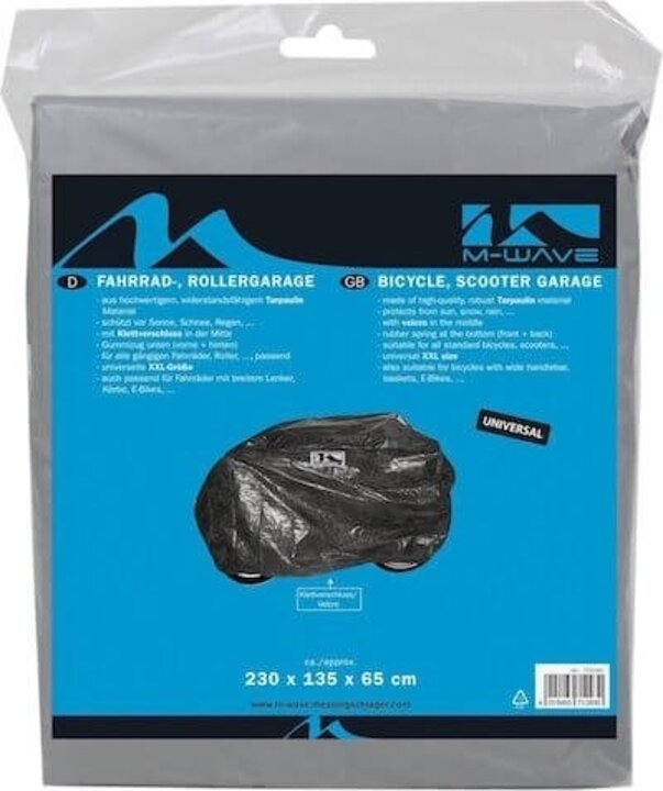 M-wave Fietshoes / Scooterhoes XXL - Zwart - Universeel