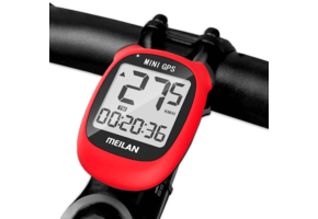 Meilan Luxe Fietscomputer Met GPS - Draadloos - Rood