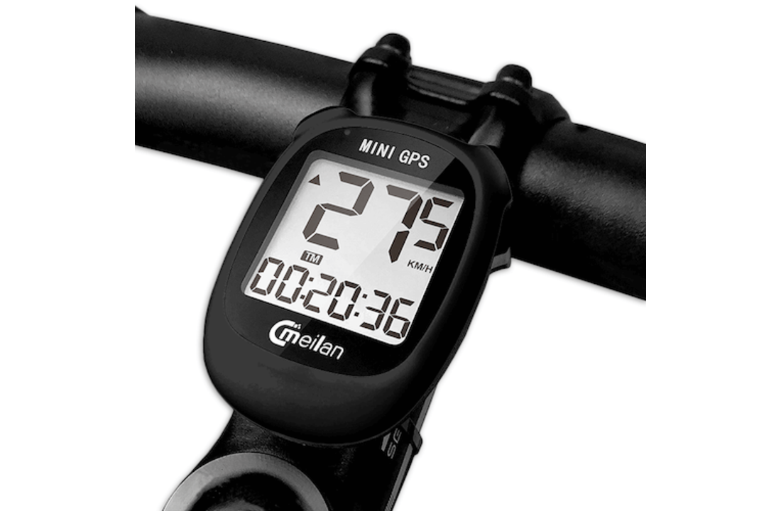 Meilan Luxe Fietscomputer Met GPS - Draadloos - Zwart