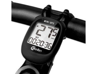 Meilan Luxe Fietscomputer Met GPS - Draadloos - Zwart