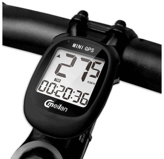 Meilan Luxe Fietscomputer Met GPS - Draadloos - Zwart