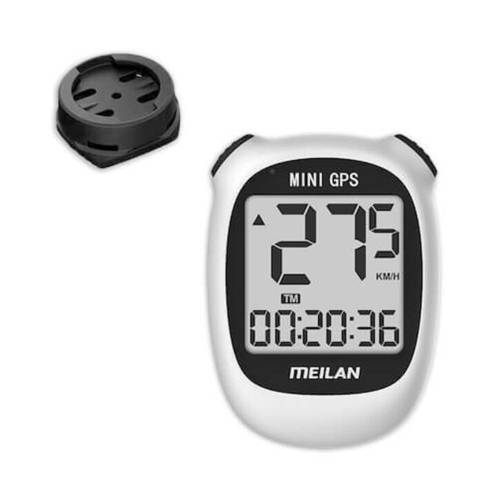 Meilan Luxe Fietscomputer Met GPS - Draadloos - Wit