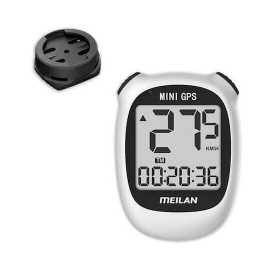 Meilan Luxe Fietscomputer Met GPS - Draadloos - Wit