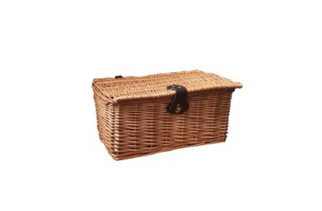 Falkx Rieten Fietsmand XL - 45L - Rotan - Met Klep