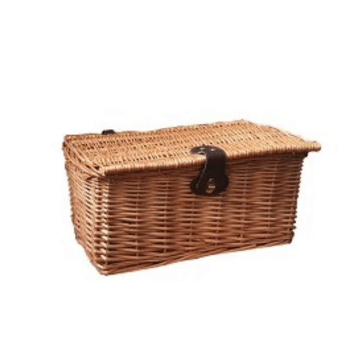 Falkx Rieten Fietsmand XL - 45L - Rotan - Met Klep