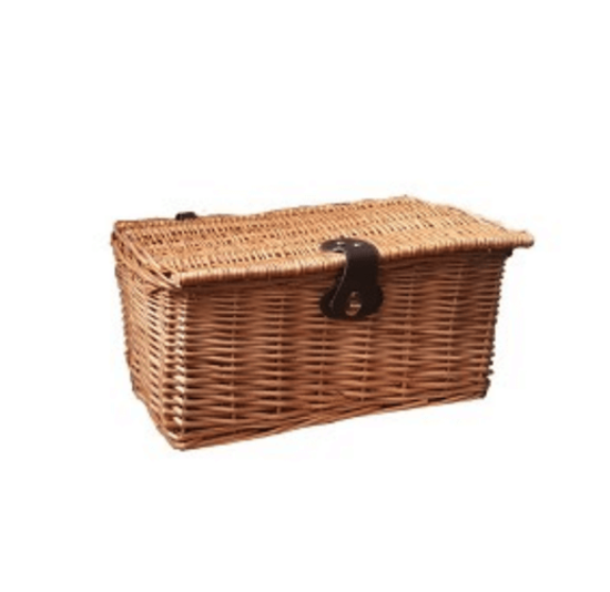 Falkx Rieten Fietsmand XL - 45L - Rotan - Met Klep