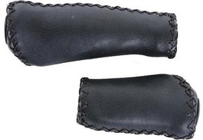 Contec Leren Handvatten - Ergonomisch Gevormd - 92/135mm