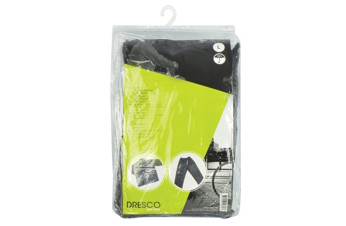 Dresco Regenpak Unisex - Zwart - Alle Maten