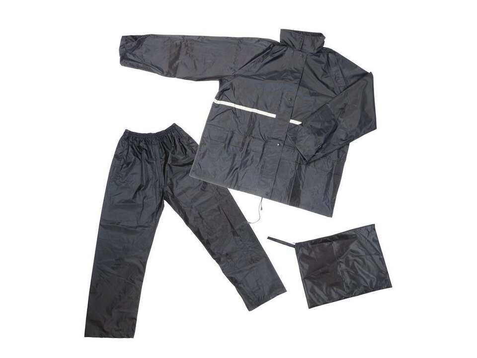 Dresco Regenpak Unisex - Zwart - Alle Maten