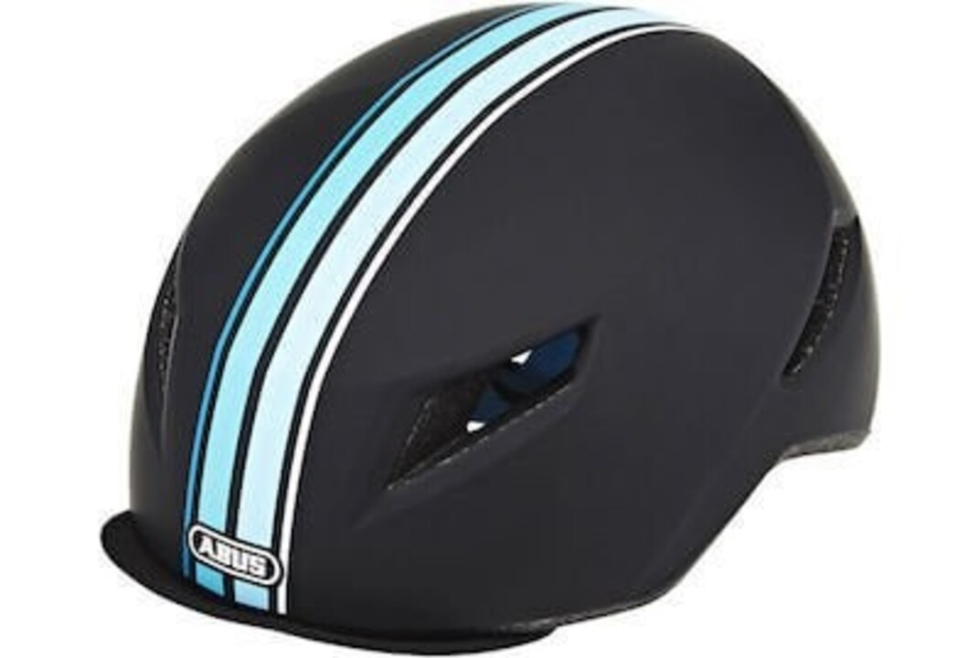 Abus Yadd-I Fietshelm - Zwart / Blauw - Alle Maten