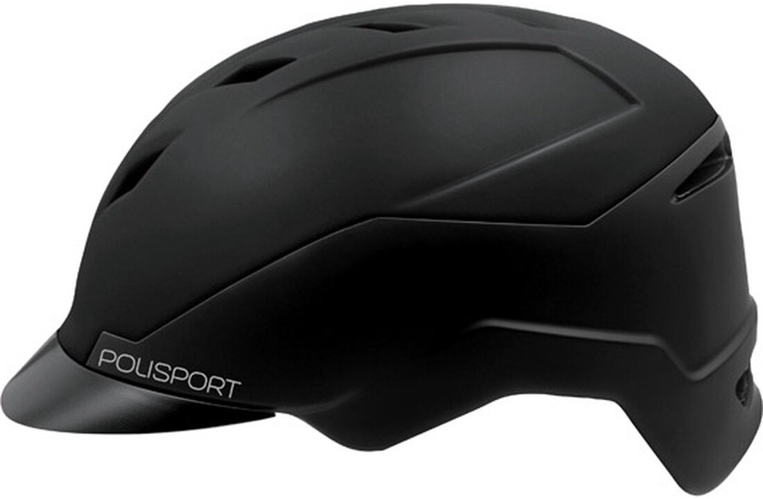 Polisport Speed Pedelec / Stads Fietshelm - Zwart - Unisex