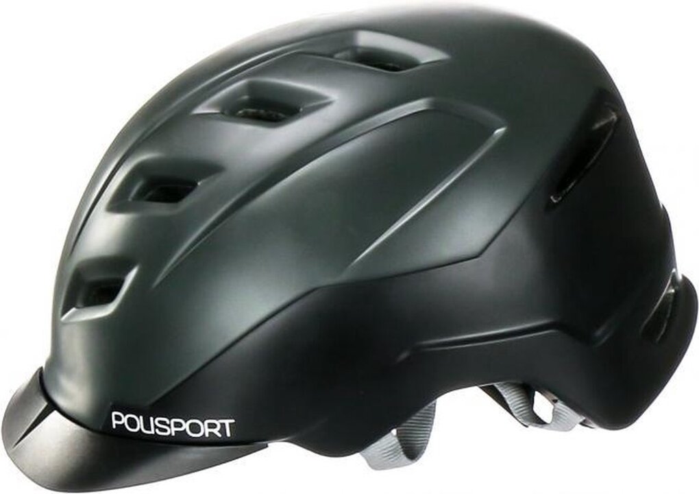 Polisport Speed Pedelec / Stads Fietshelm - Zwart - Unisex