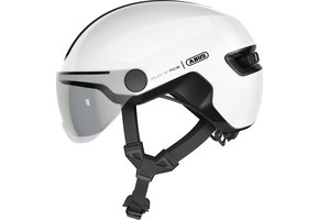 Abus Hud-Y ACE Fietshelm - Shiny White