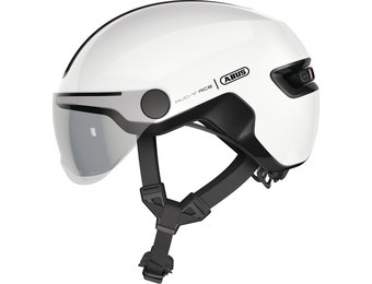 Abus Hud-Y ACE Fietshelm - Shiny White