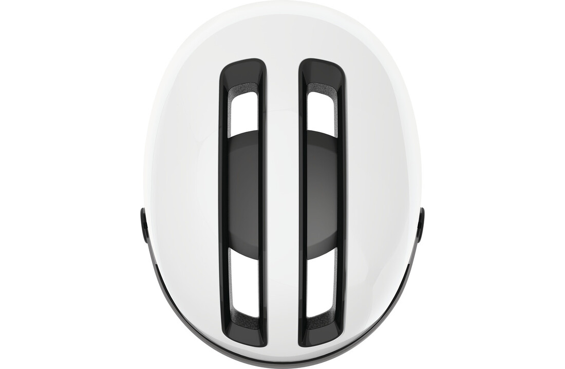 Abus Hud-Y ACE Fietshelm - Shiny White