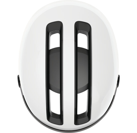 Abus Hud-Y ACE Fietshelm - Shiny White