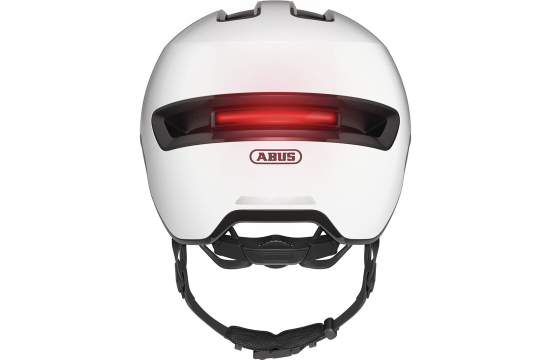 Abus Hud-Y ACE Fietshelm - Shiny White