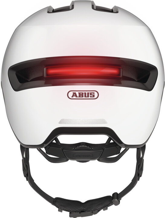 Abus Hud-Y ACE Fietshelm - Shiny White