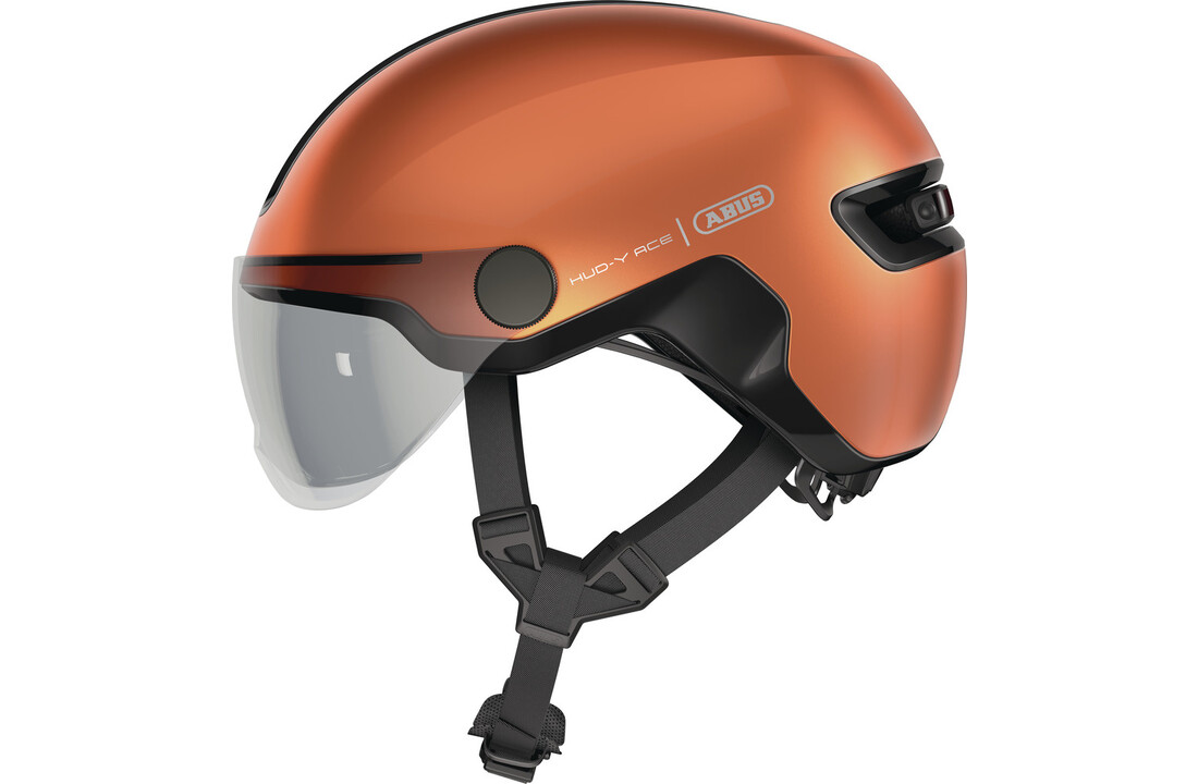 Abus Hud-Y ACE Fietshelm - Goldfish Orange