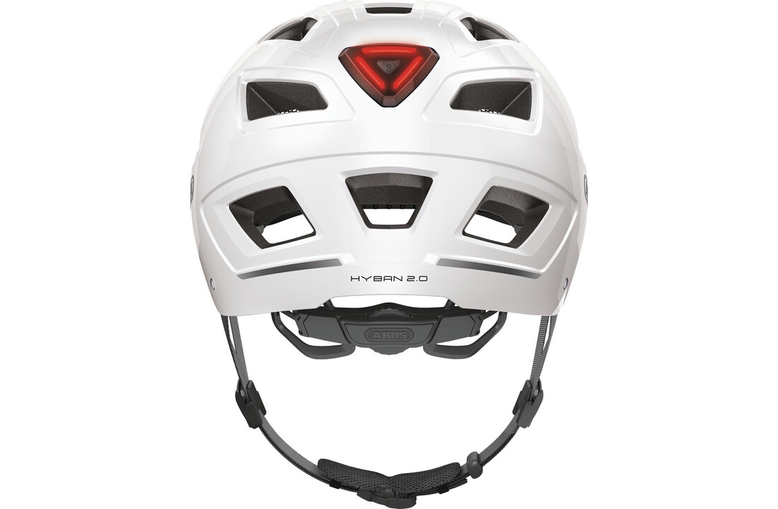 Abus Fietshelm Hyban 2.0 - Polar White
