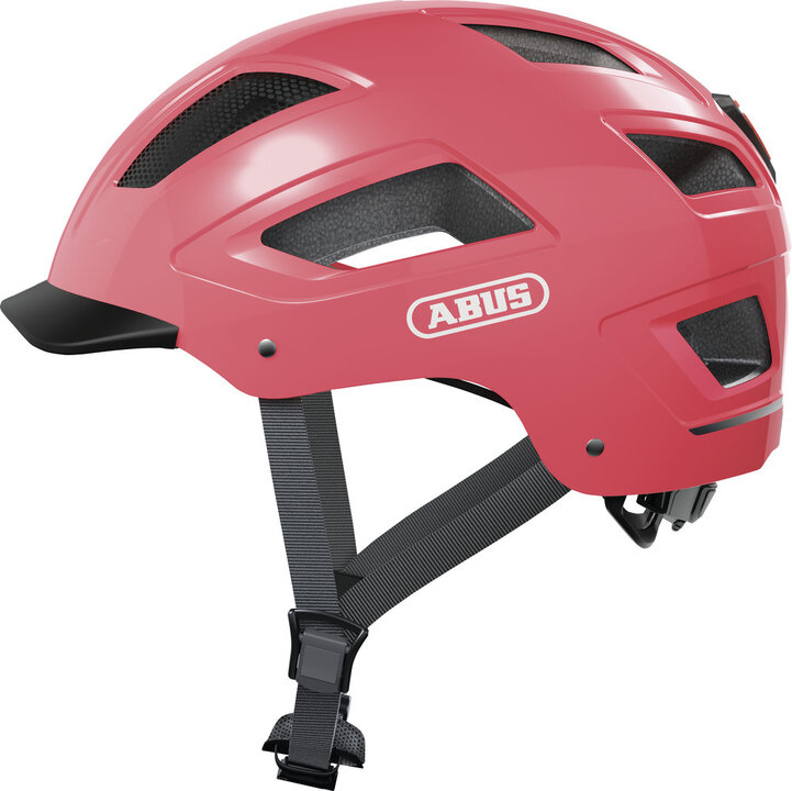 Abus Fietshelm Hyban 2.0 - Living Coral