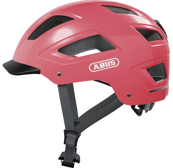 Abus Fietshelm Hyban 2.0 - Living Coral