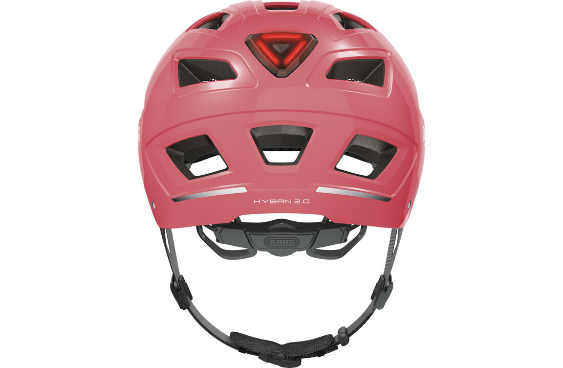 Abus Fietshelm Hyban 2.0 - Living Coral