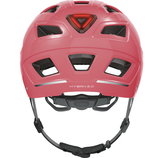 Abus Fietshelm Hyban 2.0 - Living Coral