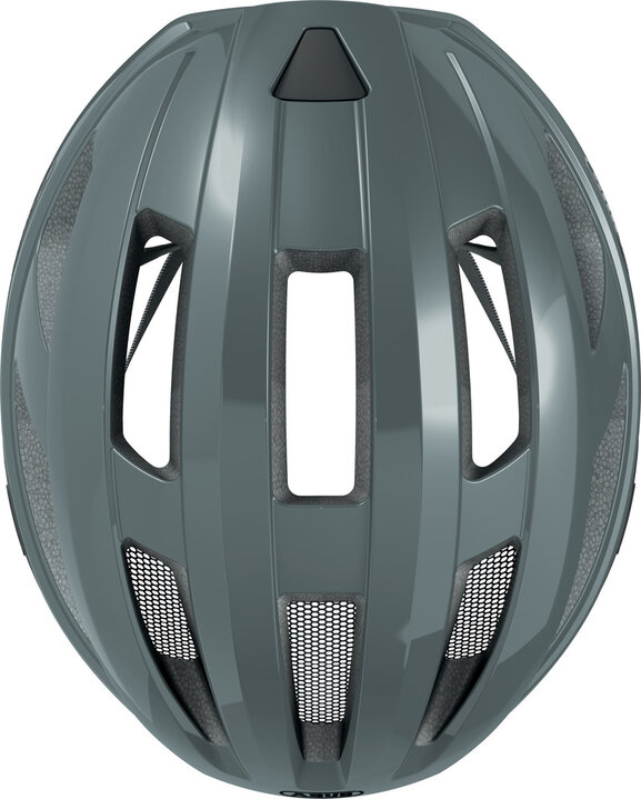 Abus Fietshelm Macator - Race Grey - Inclusief Afneembaar Vizier