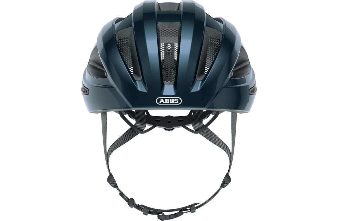 Abus Fietshelm Macator - Midnight Blue - Inclusief Afneembaar Vizier