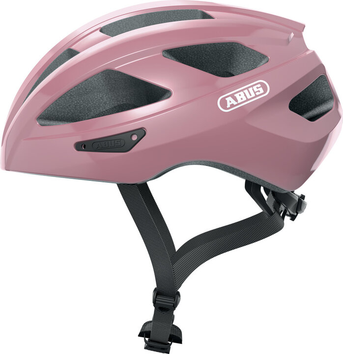 Abus Fietshelm Macator - Shiny Rose - Inclusief Afneembaar Vizier