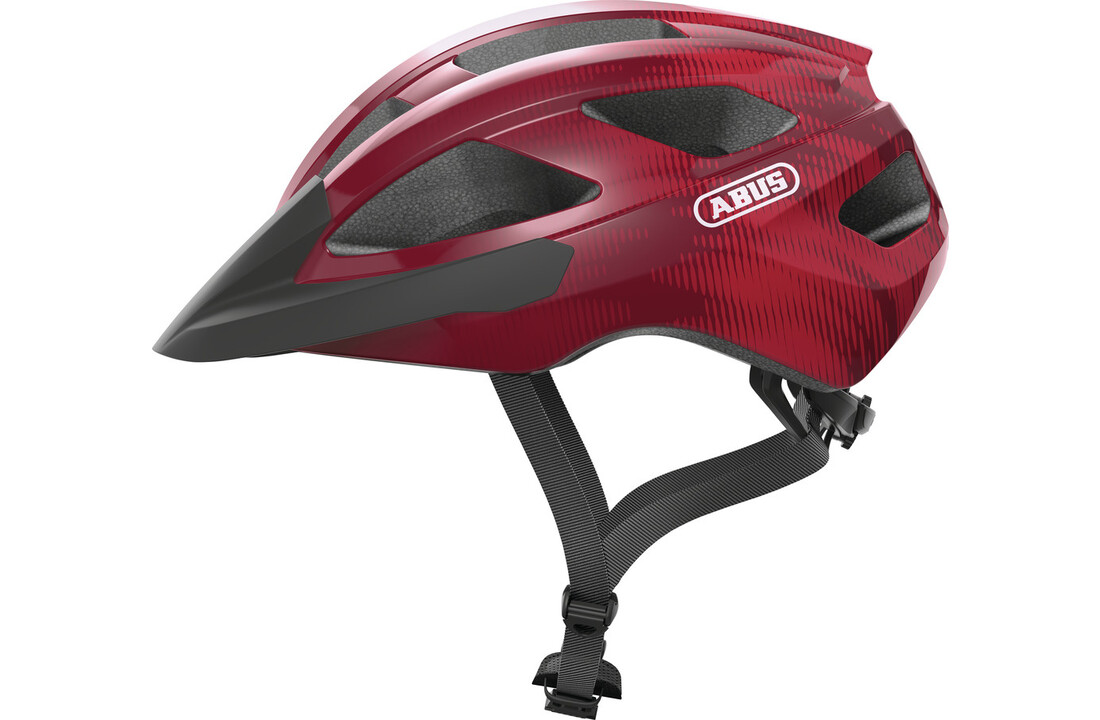 Abus Fietshelm Macator - Bordeaux Red