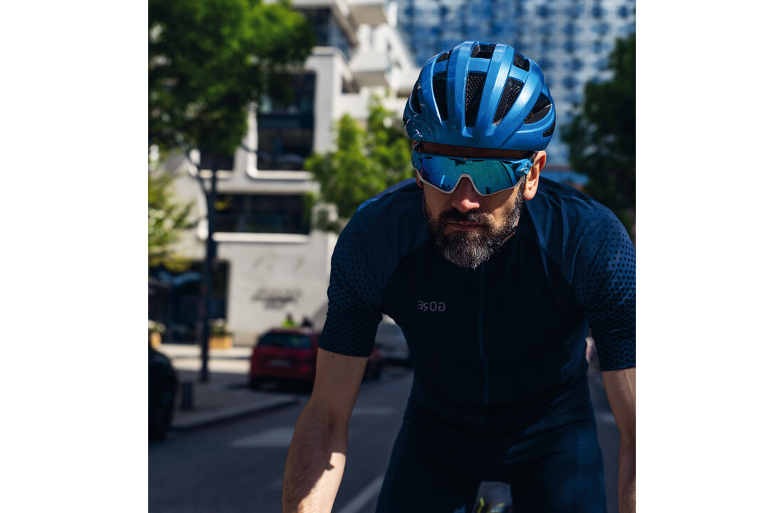 Abus Fietshelm Macator - Steel Blue