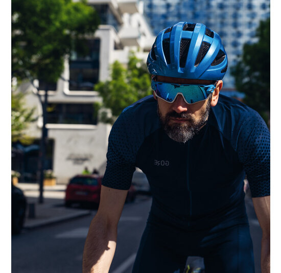 Abus Fietshelm Macator - Steel Blue