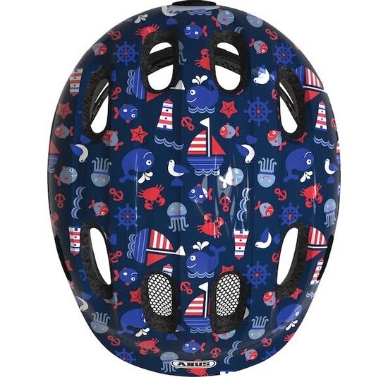 Abus Kinder Fietshelm Smiley 2.1 - Blue Maritim