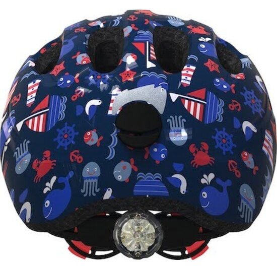 Abus Kinder Fietshelm Smiley 2.1 - Blue Maritim