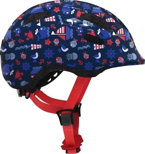 Abus Kinder Fietshelm Smiley 2.1 - Blue Maritim