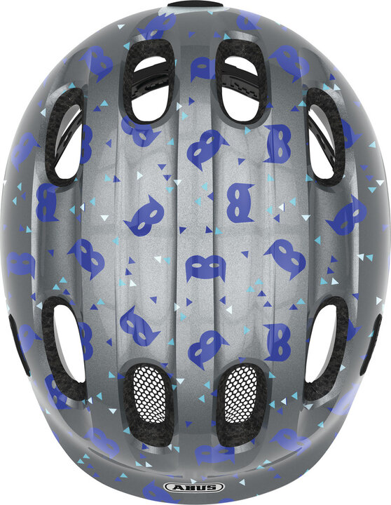 Abus Kinder Fietshelm Smiley 2.1 - Blue Mask