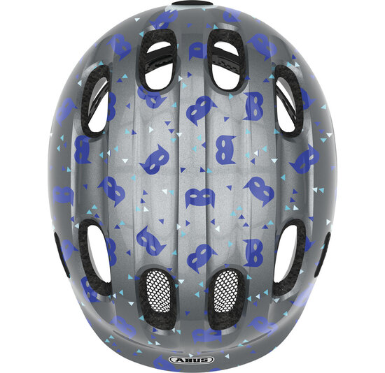 Abus Kinder Fietshelm Smiley 2.1 - Blue Mask