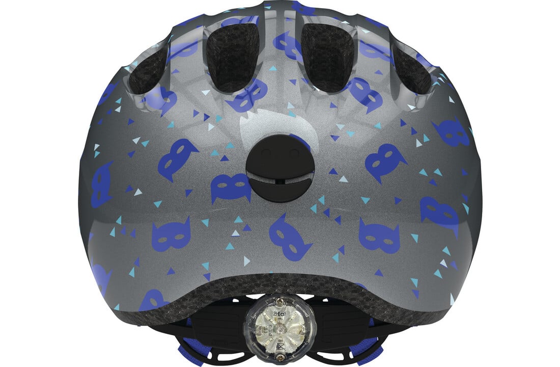 Abus Kinder Fietshelm Smiley 2.1 - Blue Mask