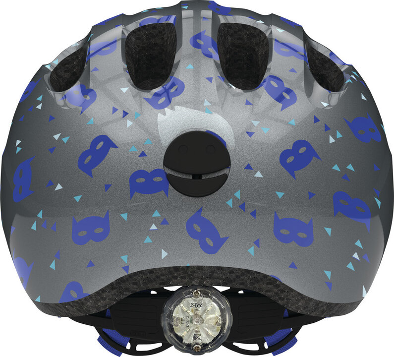 Abus Kinder Fietshelm Smiley 2.1 - Blue Mask